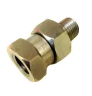 Pressure Washer Swivel 3/8 MPT x 3/8 FPT Stainless Steel 5000PSI JE Adams