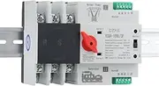 SKXMOD YCQ4-100E/3P Dual Power Automatic Transfer Switch 220V AC 8kA Din Rail ATS Switches Uninterrupted Power 63A 100A(63A)