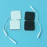 5X5cm Nonwoven Electrode Pads Physiotherapy For Tens/EMS Device 2mm Pin Connect