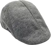 [WOFASHPURET] Flax Beret Hat for Women Men Sun Hat Beret Newsboy Cap Lightweight Sunscreen Driving h