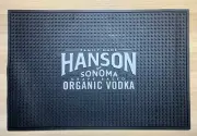 Hanson of Sonoma Grape Based Organic Vodka Bar Spills Rubber Mat 18”x 12”x 3/8