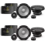 Alpine R2-S652 200W RMS 6.5" Component Speakers (2-Pairs)