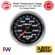 AutoMeter Water Temperature Gauge Cobalt 2 1/16 in. 100-260 F For Stepper Motor