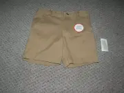 Wonder Nation Boy's Khaki Shorts Size 4 NWT