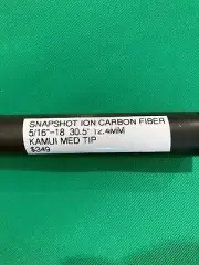 Snapshot® ION Carbon Fiber Shaft, 5/16"x18 Joint, 12.4mm, Kamui Tip, TPR $295