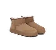 AUSTRALIAN SHEPHERD® UGG Boots Sheepskin Wool Ankle Ultra Mini Outdoor - Chestnut / AU Ladies 10 / AU Men 8 / EU 41