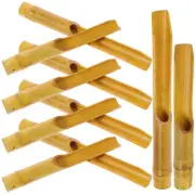 10 Pcs Bamboo Wind Chime Accessories Windchime Replacement Tubes Diy