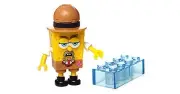 Spongebob Squarepants Mega Bloks series 5 Mini figure SpongeBob #1