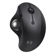 Wireless Trackball Mouse, Ergonomic Mouse Bluetooth - Rollerball Mouse Rechar...