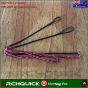 Archery Recurve Bow String Longbow String 16 Strands Dyneema Bowstring BLACK/RED