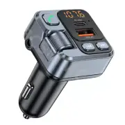Car FM transmitter Wireless Bluetooth Player MP3 Fast Charging Hands-free USB PD