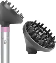 Upgraded Diffuser Attachment Compatible with Dyson Airwrap, Converting for Airwrap Styler to Hair Dryer Diffuser Attachment, for Airwrap Attachment Nozzle, 973365-01,Grey