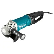 Makita GA7071X1 - Angle Grinder 180mm (7") 2400W Soft Start Anti Restart Mech Brake D-Handle