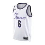 NIKE 球衣 LEBRON JAMES EDITION JERSEY 男款 白 紫 復刻 無袖上衣 洛杉磯 DO9597-101