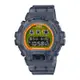 CASIO卡西歐 G-SHOCK 透灰x螢光黃 半透明系列 DW-6900LS-1_50mm