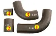 Radiator Hose Kit to Suit Massey Ferguson 165 AD4-203 engine
