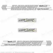 Fits Mercury 1958 45HP Mark 58 Electric Outboard Decal Kit Reproduction Decals