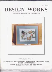 DESIGN WORKS CROSS STITCH SINGING IN THE SNOW #1060