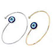 Boho Turkish Evil Eye Handmade Bracelet Bangle Blue Eye Bracelets Women Gift