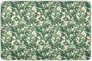 Jasmine Flowers Dark Green Extra Large Resuable Changing Pad Covers Soft Absorbent Bed Wetting Sheet Slip-Resistant Pee Mats for Baby Boys Girls 52" L x 34" W