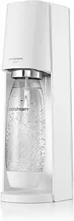 [sodastream] Terra White Value Pack x2 gasator with 2 dishwasher-safe fused bottles of 1L and 1 cylinder of CO2 Quick Connect for gas up to 60L,2270215