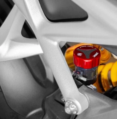 DBK Triumph Speed Triple 1200 RR RS Rear Reservoir Tank Cap - Red