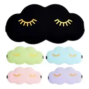 2pcs Travel 3D Cloud Shape Foam Blind Folds Soft Eye Covers Rest Relax Blindfold