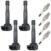 For 2006-2008 Honda Ridgeline Pilot 3.5L 4* Ignition Coils & 4* Spark Plugs V6 (for: Honda)