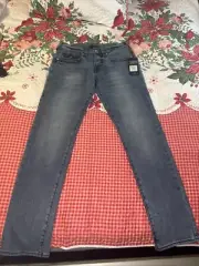 True Religion Geno Big T Flap Relaxed Slim Light Chilly Wash Jeans Men’s 30x30