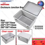 Hinged Lid IP67 Waterproof ABS Electrical Enclosure Junction Box Project Case BR