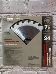 Craftsman 7 1/4" 24 Tooth Carbide Tipped Circular Saw Blade