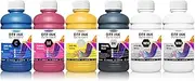 Kminoteh DTF Ink -1500ML DTF Transfer Ink for PET Film, Premium Pigment Ink Refill for P600 P800 DX5 DX7 R1390 XP600 i3200 4720 5113 Printers, High Fluidity & Coverage (250ML*6, 2W+BKCMY)