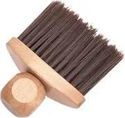 Amagogo Barber Brush Hair Sweep Brush Neck Duster Comfortable Handle Facial Beard Cleaning Hairbrush Haircut Tool for Salon Shaving