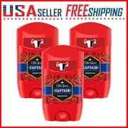 Old Spice Men Captain Stick Deodorant Deo Anti-perspirant 50 ml x 3 Pack