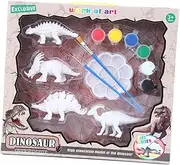 CIYODO World Dinosaur Toys for Boys and Girls DIY Model Painting Kit Educational and Fun Present for Boys and Girls