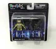 MiniMates Aliens Series 3 Space Suit Kane + Black Alien Phantom Xenomorph NEW!