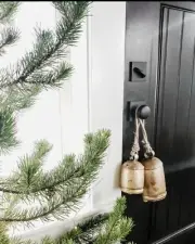 Rustic Cow Bell Harmony Noise Maker Bell Large Lucky Christmas Decorations