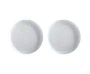 2x Maxwell & Williams White Basics High Rim Serving Platter 28cm Round Porcelain