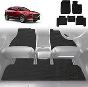 Outback GT 6D Diamond Custom-Fit Car Floor Mats, Compatible with for Mazda CX-30 2019-Current | Heavy Duty | Anti-Slip | All Weather Protection | Car Accessories