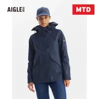 在飛比找momo購物網優惠-【AIGLE】女 MTD 防水透氣外套(AG-FAC46A0