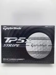 TaylorMade TP5x Stripe Golf Balls 1-Dozen White BRAND NEW