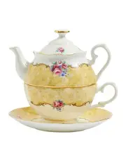 [Royal Albert] Tea For One Bouquet 1990 in Yellow