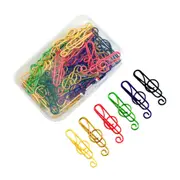 50 Pcs/Box Colorful Music Note Shaped Paper Clips Bookmark Metal Office Stationery Decorative Binder Clips Photos Ticket Letter