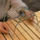 BBQ Grill Steel Portable Folding Barbecue G Stove Mini Gas Grill Z7Q2