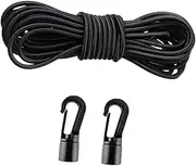 NUOBESTY Outdoor Elastic Bungee Cord with Hooks Shock Absorbing Bungee Rope for Camping Tent Kayaking and Luggage Binding Durable and Flexible Ties for Various Outdoor Needs