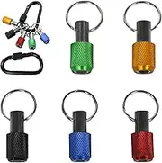 Hex Shank Keychain, 5 Pieces 1/4 Inch Keychain Extension Bar Screwdriver Bits, Holder Socket Adapter Drill Bit, Drill Screw Adapter Quick Release Extension Bar