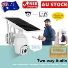 Solar Powered Security Camera Wireless LED PTZ Infrared Flood Light WIFI Camera!