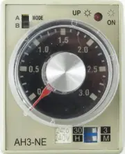 YC-T-ON-3M-30H-3 8-Pin On Delay Timer 3 Minutes - 30 Hours 24-240VAC/DC