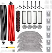 33 PCS S8 MaxV Ultra Accessories Kit for Roborock S8 Max/MaxV Ultra Robot Vacuum,6 Scent Tablets,1 Cleaning Brush,1 Set Main Brush,4 HEPA Filters,4 Mop Cloth,4 Edge Mop Cloth,6 Side Brushes,6Dust Bags