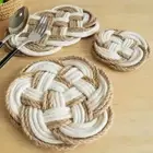 Cotton Rope Dining Table Mat Nordic Style Cup Coaster Home Decor